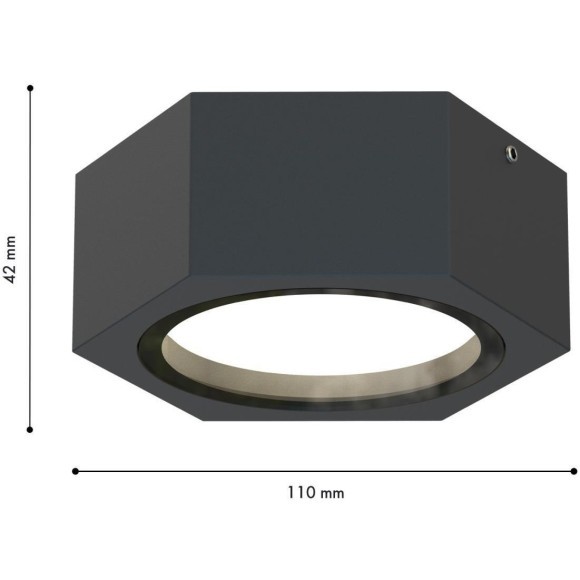 4667-1U, уличный светильник, L110xW95xH42, 1xGX53LEDx15W, IP54, excluded 4667-1U, уличный светильник, L110xW95xH42, 1xGX53LEDx15W, IP54, excluded