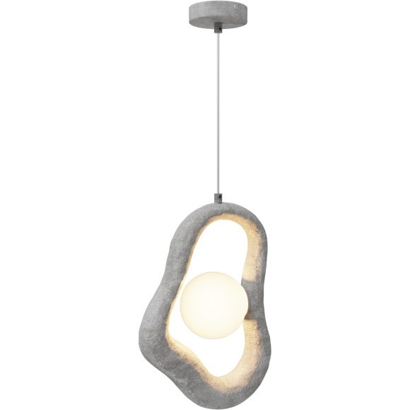 Подвесной светильник с плафоном под камень и лампой G9 Maytoni Opus MOD380PL-01GR