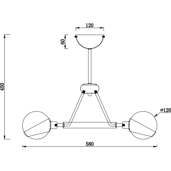 Люстра потолочная Freya FR5009PL-05B Silvia под лампы 5xE14 60W