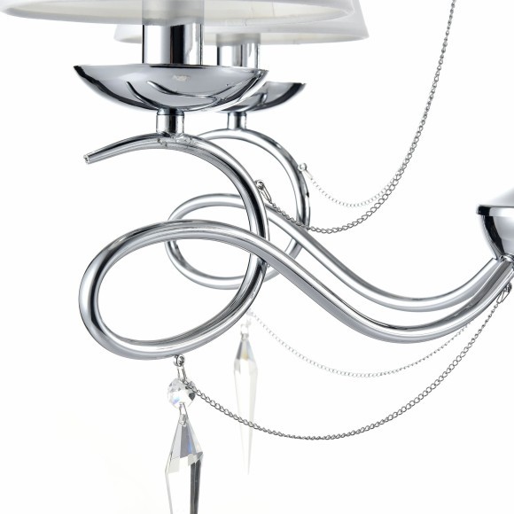 Люстра подвесная Freya FR2909-PL-05-CH Haley под лампы 5xE14 40W