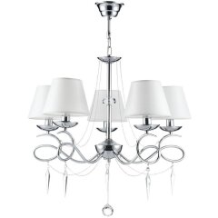 Люстра подвесная Freya FR2909-PL-05-CH Haley под лампы 5xE14 40W Люстра подвесная Freya FR2909-PL-05-CH Haley под лампы 5xE14 40W