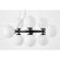 Подвесной светильник Lumina Deco Marsiada LDP 6033-9 BK