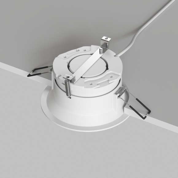 Встраиваемый светильник спот INER, до 15 Вт LED, GX53, IP20, алюминий, белый DK2150-WH