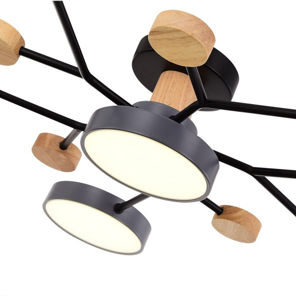 SLE6006-702-06 Светильник потолочный Серый/Серый LED 6*12W 3000K/4500K/6000K FAEMA SLE6006-702-06 Светильник потолочный Серый/Серый LED 6*12W 3000K/4500K/6000K FAEMA