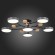 SLE6006-702-06 Светильник потолочный Серый/Серый LED 6*12W 3000K/4500K/6000K FAEMA