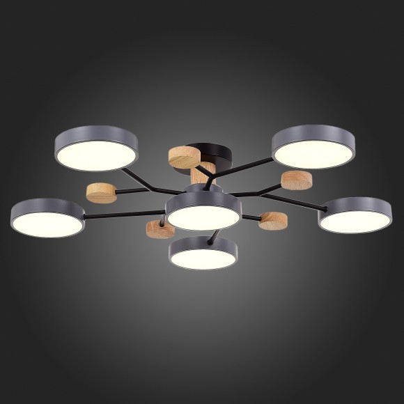 SLE6006-702-06 Светильник потолочный Серый/Серый LED 6*12W 3000K/4500K/6000K FAEMA SLE6006-702-06 Светильник потолочный Серый/Серый LED 6*12W 3000K/4500K/6000K FAEMA