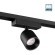 359804 Черный светодиодный однофазный двужильный трековый светильник 10Вт 882Лм 4000К 32° CRI≥90 180-265V IP20 Novotech SOLETTE