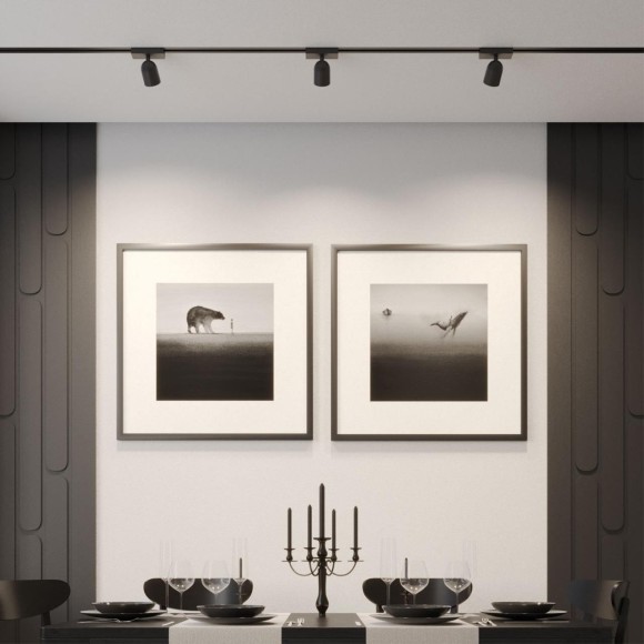 359804 Черный светодиодный однофазный двужильный трековый светильник 10Вт 882Лм 4000К 32° CRI≥90 180-265V IP20 Novotech SOLETTE