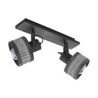 43445 TURROCK Настенно-потолочный светильник 2xE27, 56Вт, L575 B160 H310, сталь, серая патина