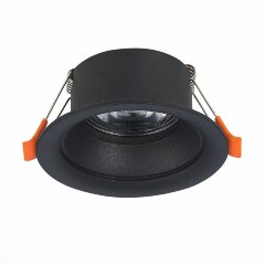 ST200.408.01 Св-к встр. Черный GU10 1*50W D89xH40 220V Без ламп Встраиваемые светильники ST200.408.01 Св-к встр. Черный GU10 1*50W D89xH40 220V Без ламп Встраиваемые светильники