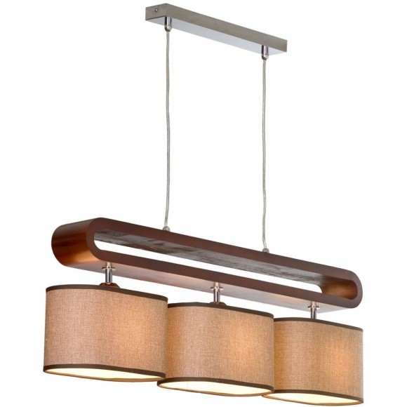 Подвесной светильник с 3 лампами Lussole LSF-2103-03 Nulvi IP21 под лампы 3xE27 180W Подвесной светильник с 3 лампами Lussole LSF-2103-03 Nulvi IP21 под лампы 3xE27 180W