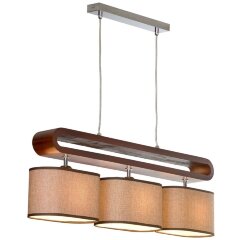 Подвесной светильник с 3 лампами Lussole LSF-2103-03 Nulvi IP21 под лампы 3xE27 180W Подвесной светильник с 3 лампами Lussole LSF-2103-03 Nulvi IP21 под лампы 3xE27 180W