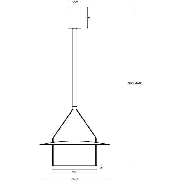 Подвесной светильник Maytoni MOD280PL-L23B3K Подвесной светильник Maytoni MOD280PL-L23B3K