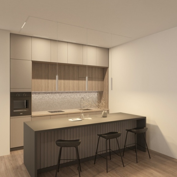 Линейный светильник SIMPLE GRILL 18W 3000K, белый