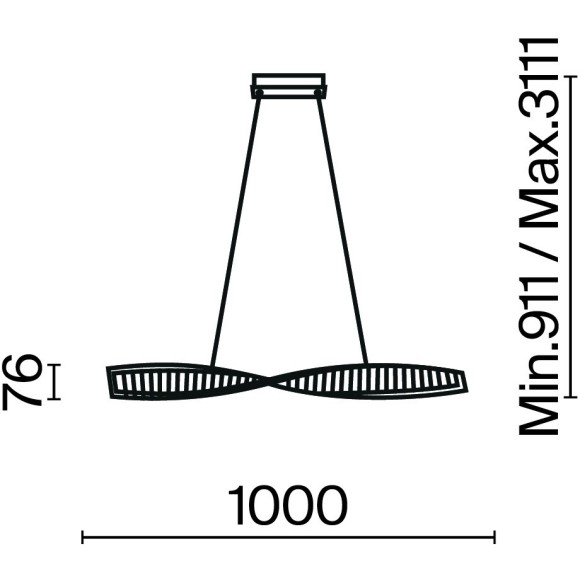Подвесной светильник Maytoni P097PL-L28BS3K