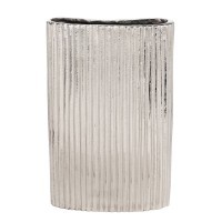 421452 NOSIMARO Ваза декоративная металл никель L190 B60 H300