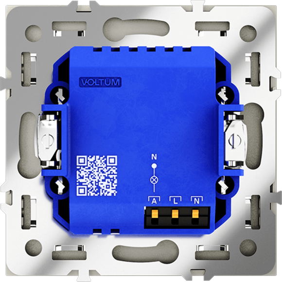 Датчик движения встраиваемый VOLTUM S70, (сталь)