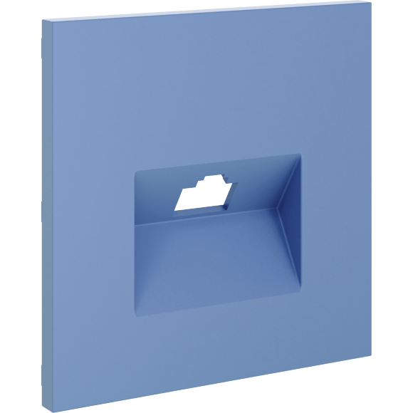 Накладка для розетки компьютерной RJ45 кат.6, S70 (деним)