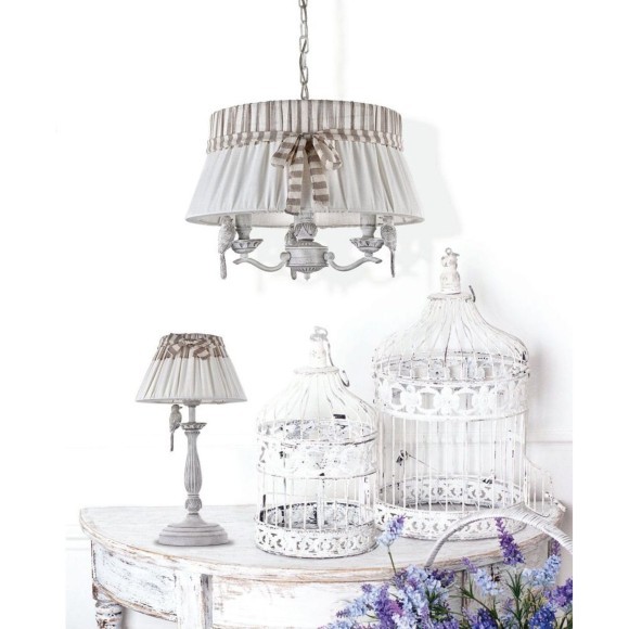 Настольная лампа с ленточкой Bird ARM013-11-W