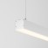 Maytoni Technical LL312021 Подвесной линейный LED-светильник длиной 1.5 м, SMD 2835, 30Вт, 3000К, 2400Лм, CRI90, 120°, 220V, IP33, белый алюминий, рассеиватель белый матовый, 1500x50x50 мм, комплектация: профиль, рассеиватель, лента, тросы 2м, блок питани