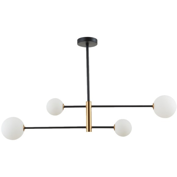 SLE220103-04 Светильник потолочный Черный, Бронза/Белый G9 4*5W ARCOLA