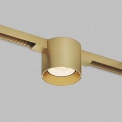 Трековый светодиодный светильник Denkirs SHINE SPOT ZigBee DK5943-SB 48V 8Вт 2700–6000K IP20 сатинированная латунь