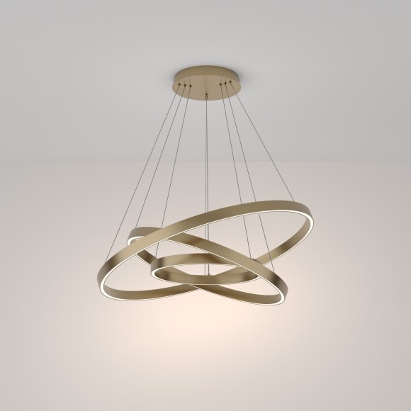 Люстра подвесная Maytoni MOD058PL-L100BS4K Rim светодиодная 3xLED 115W