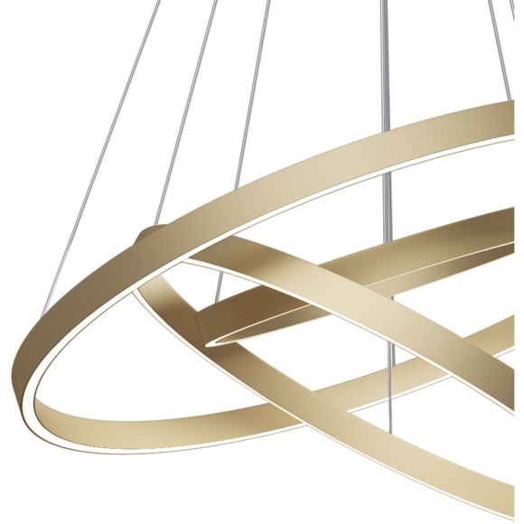 Люстра подвесная Maytoni MOD058PL-L100BS4K Rim светодиодная 3xLED 115W