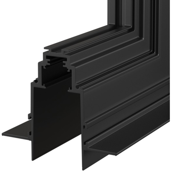 Угловой коннектор внешний вертикальный для накладного шинопровода Maytoni Gravity TRA004OCL-22B Угловой коннектор внешний вертикальный для накладного шинопровода Maytoni Gravity TRA004OCL-22B