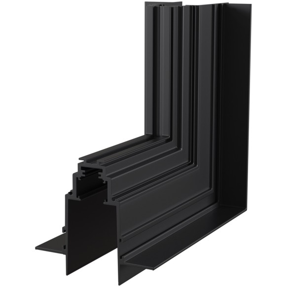 Угловой коннектор внешний вертикальный для накладного шинопровода Maytoni Gravity TRA004OCL-22B Угловой коннектор внешний вертикальный для накладного шинопровода Maytoni Gravity TRA004OCL-22B