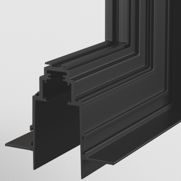 Угловой коннектор внешний вертикальный для накладного шинопровода Maytoni Gravity TRA004OCL-22B Угловой коннектор внешний вертикальный для накладного шинопровода Maytoni Gravity TRA004OCL-22B