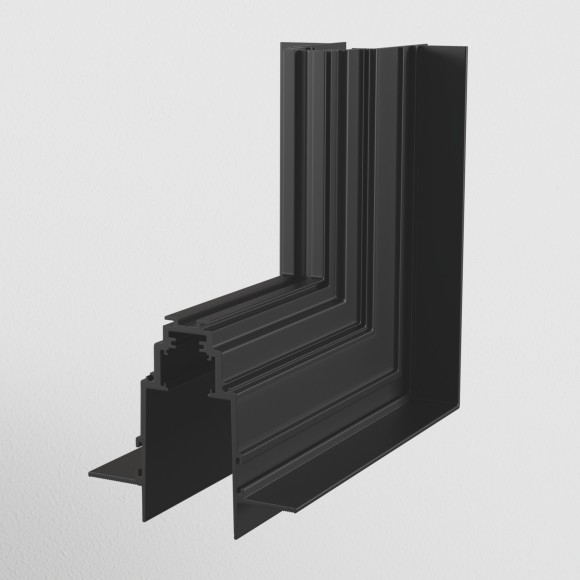 Угловой коннектор внешний вертикальный для накладного шинопровода Maytoni Gravity TRA004OCL-22B Угловой коннектор внешний вертикальный для накладного шинопровода Maytoni Gravity TRA004OCL-22B