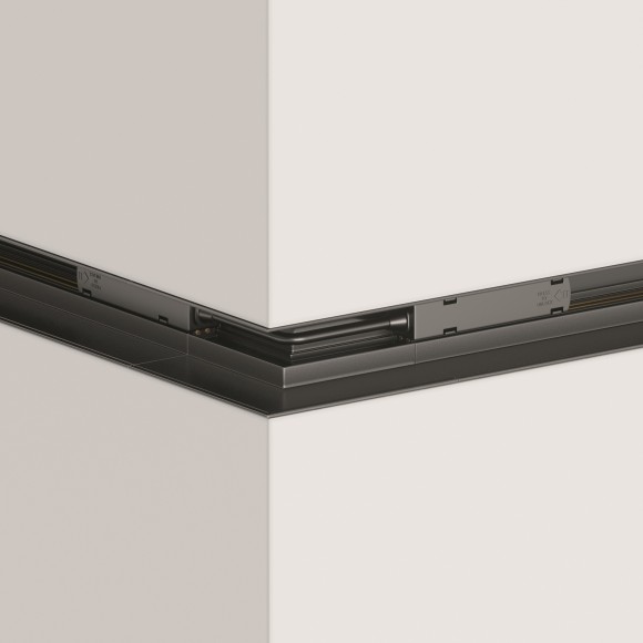 Угловой коннектор внешний вертикальный для накладного шинопровода Maytoni Gravity TRA004OCL-22B Угловой коннектор внешний вертикальный для накладного шинопровода Maytoni Gravity TRA004OCL-22B