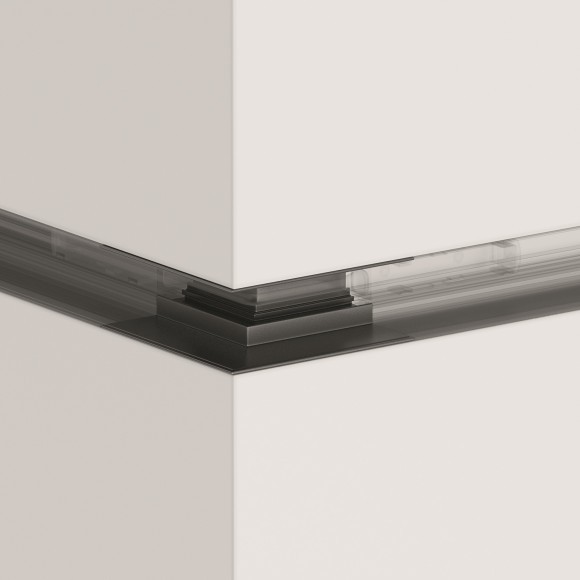 Угловой коннектор внешний вертикальный для накладного шинопровода Maytoni Gravity TRA004OCL-22B Угловой коннектор внешний вертикальный для накладного шинопровода Maytoni Gravity TRA004OCL-22B