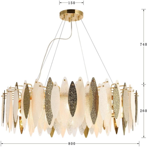 Подвесная люстра Inventio 2754-10P Подвесная люстра Inventio 2754-10P