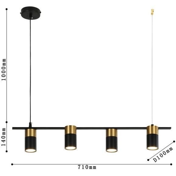 Подвесной светильник Topper 2825-4P