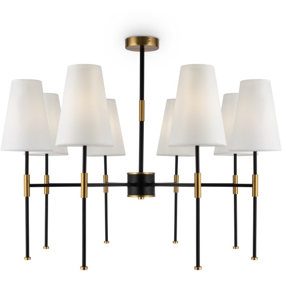 Люстра потолочная Freya FR5196PL-08BBS Tida под лампы 8xE14 40W