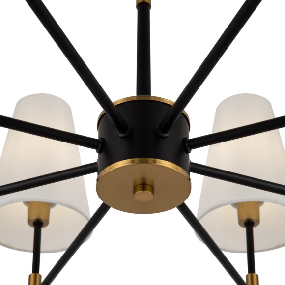 Люстра потолочная Freya FR5196PL-08BBS Tida под лампы 8xE14 40W