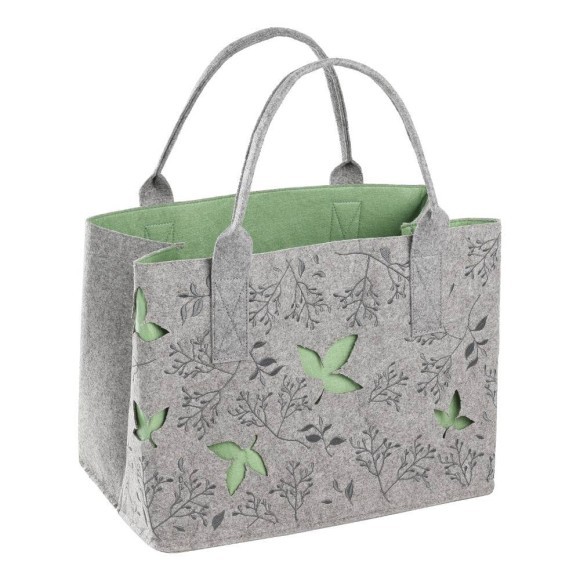 426549 TOMISATO Сумка женская серая, зеленая арматура, 100% полиэстер, L400 B260 H300 426549 TOMISATO Сумка женская серая, зеленая арматура, 100% полиэстер, L400 B260 H300