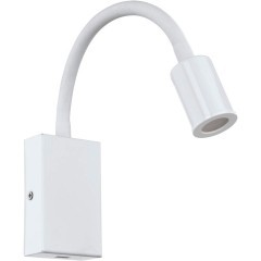 Белый настенный светильник EGLO TAZZOLI 96566, встроенный LED 3.8Вт, 3000К, 320Лм, подключение 220В, USB-порт, IP20, высота 300 мм