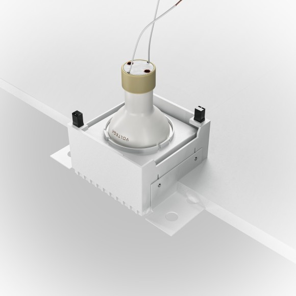 Встраиваемый светильник Maytoni DL051-01-GU10-SQ-W Share под лампу 1xGU10 20W
