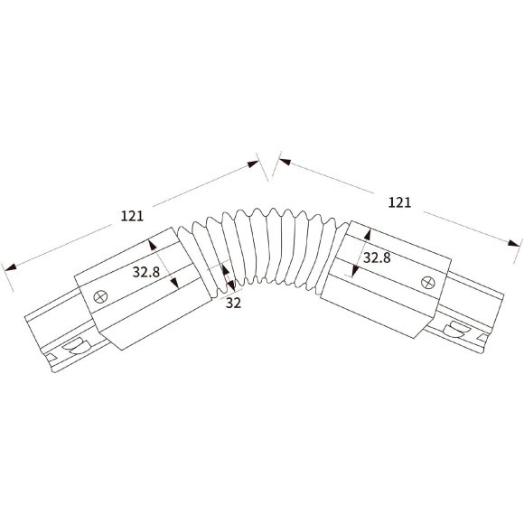 Соединитель гибкий Accessorises TRA005CF-31B Соединитель гибкий Accessorises TRA005CF-31B