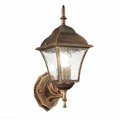 SL082.201.01 Светильник уличный настенный ST-Luce Бронза/Бронза, Прозрачный E27 1*60W DOMENICO SL082.201.01 Светильник уличный настенный ST-Luce Бронза/Бронза, Прозрачный E27 1*60W DOMENICO