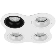 Встраиваемый светильник Lightstar D64607060606 Domino под лампы 4xGU5.3 200W