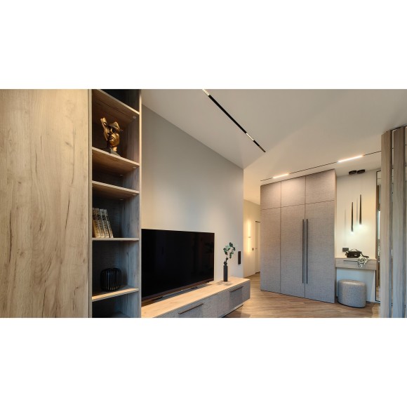 TR031-2-12W3K-B Трековый магнитный светодиодный светильник Maytoni Exility CRI90+ 3000К 840Лм 36° 12Вт