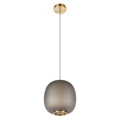 10425 Grey LOFT IT HIVE Подвесной светильник, бронзовый металлический корпус, белый стеклянный плафон, E27, 1 × 60 Вт, 220 В