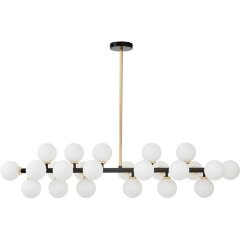 Потолочная люстра Marsiada LDP 6033-24 BK+GD Потолочная люстра Marsiada LDP 6033-24 BK+GD