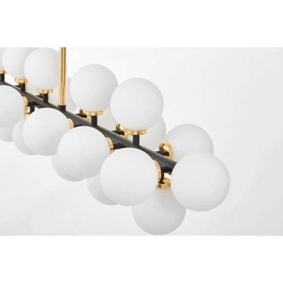 Потолочная люстра Marsiada LDP 6033-24 BK+GD