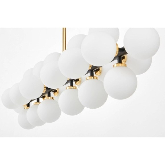 Потолочная люстра Marsiada LDP 6033-24 BK+GD