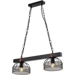 Подвесной светильник линейный Lussole LSP-8799 FISHERS под лампы 2xE27 120W Подвесной светильник линейный Lussole LSP-8799 FISHERS под лампы 2xE27 120W